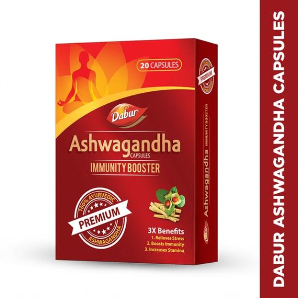 Dabur Ashwagandha Capsule 20's