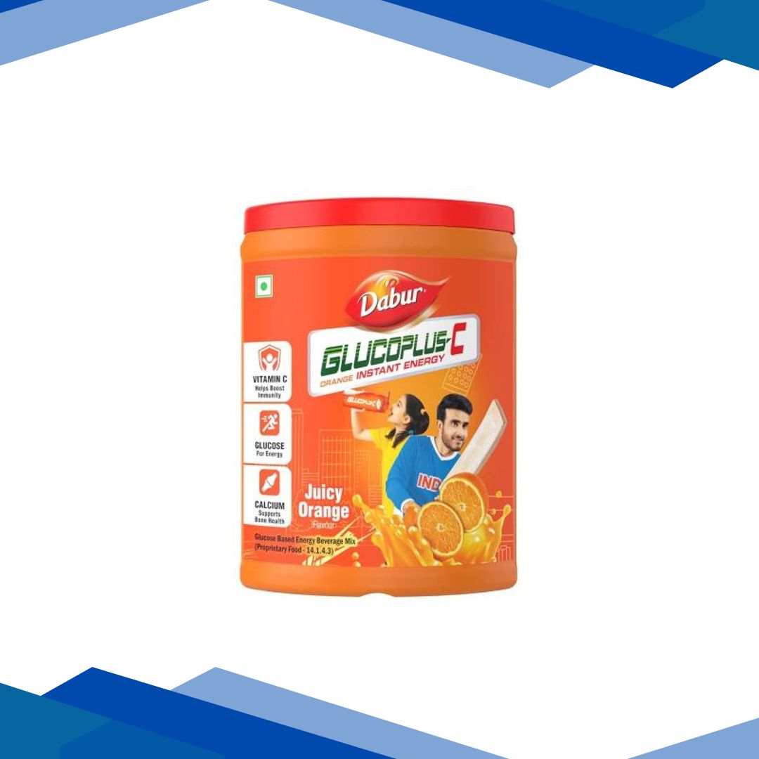 Dabur Glucoplus-C Instant Energy With Juicy – Orange Flavour 200 g