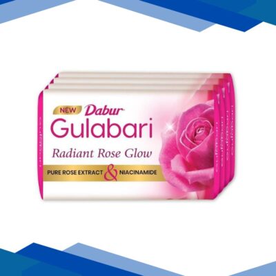 Dabur Gulabari Pure Rose Extract Soap (Pack Of 3 X 150 g) 450 g