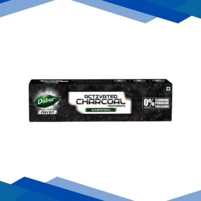 Dabur Herbal Activated Charcoal Whitening Toothpaste 120 gm
