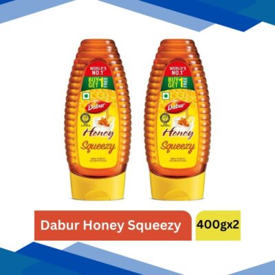 Dabur Honey Squeezy 400 gm (Buy 1 Get 1 Free)