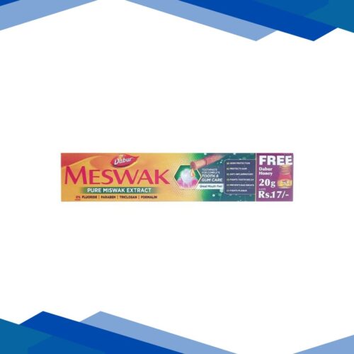 Dabur Meswak Pure Miswak Extract Tooth Paste 200 gm + Free Dabur Honey 20 gm