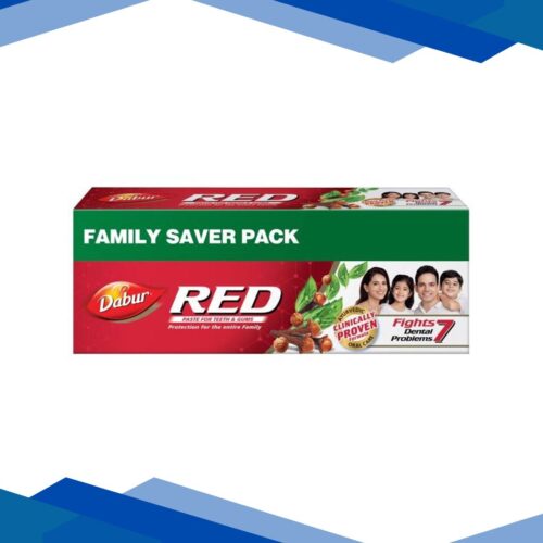 Dabur Red Toothpaste 500 gm (2x200gm + 1x100gm)