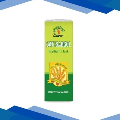 Dabur Sat Supreme Premium White Husk Isabgol Husk 45 g