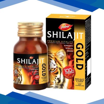 Dabur Shilajit Gold Capsule 20’s (Free 2 Capsules)