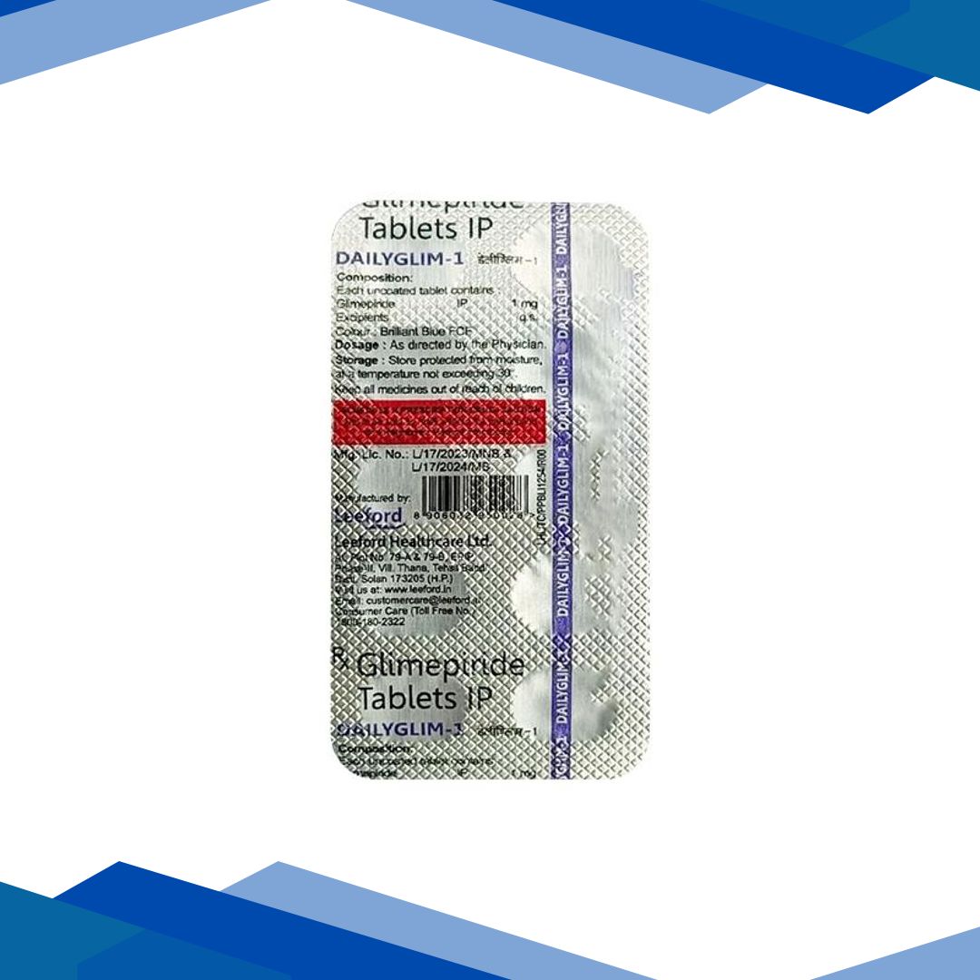Dailyglim 1mg Tablet 10’S