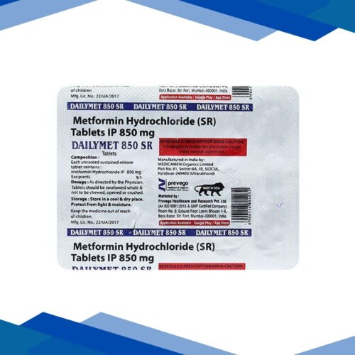 DAILYMET 850 SR Tablet 10’s