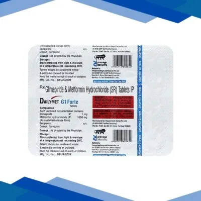 DAILYMET G1 FORTE Tablet 10’s