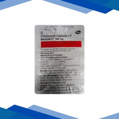 Dalacin C 300mg Capsule 10’S