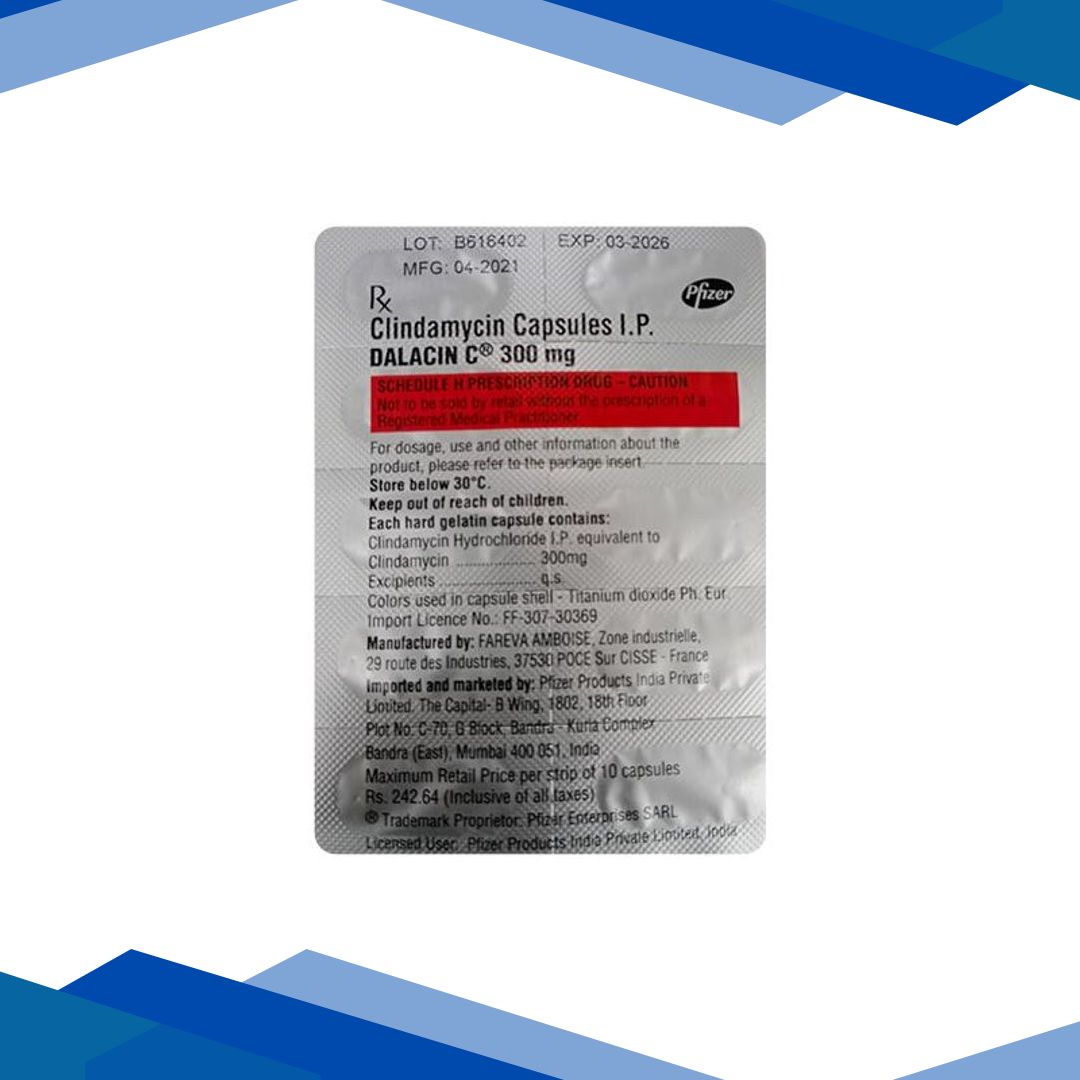Dalacin C 300mg Capsule 10’S