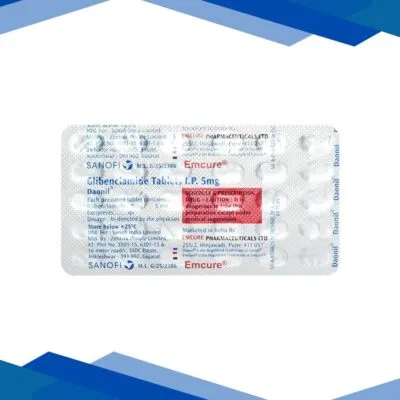 Daonil 5mg Tablet 30’S