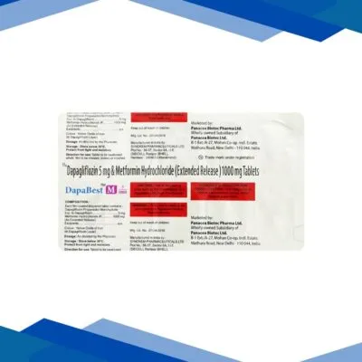 DAPABEST M 5/1000 Tablet 10’s