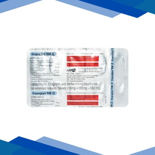 DAPAGLYN SM 100/500 Tablet 10’s