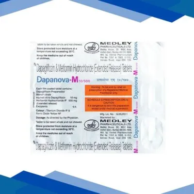 DAPANOVA M 10/500 Tablet 15’s