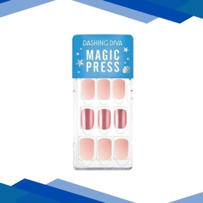 Dashing Diva Magicpres Nail Polish – Milky Pink Metal 1’s
