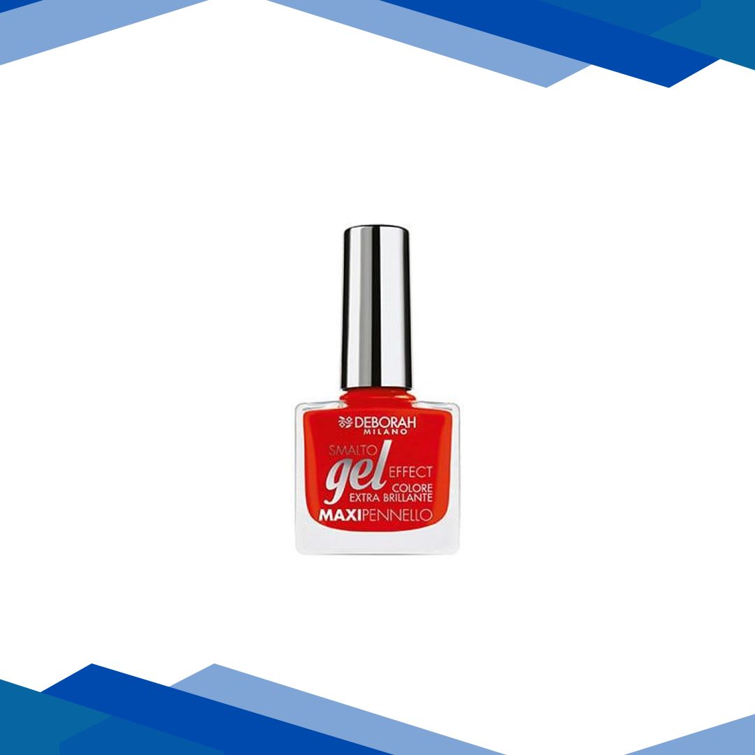 Deborah Milano Gel Effect – 09 Red Pusher Nail Polish 8.5 ml