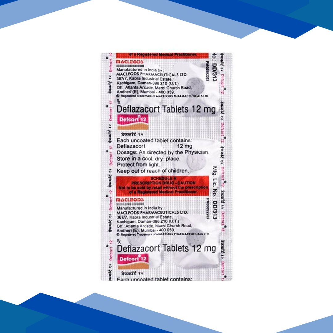 Defcort 12mg Tablet 6’S