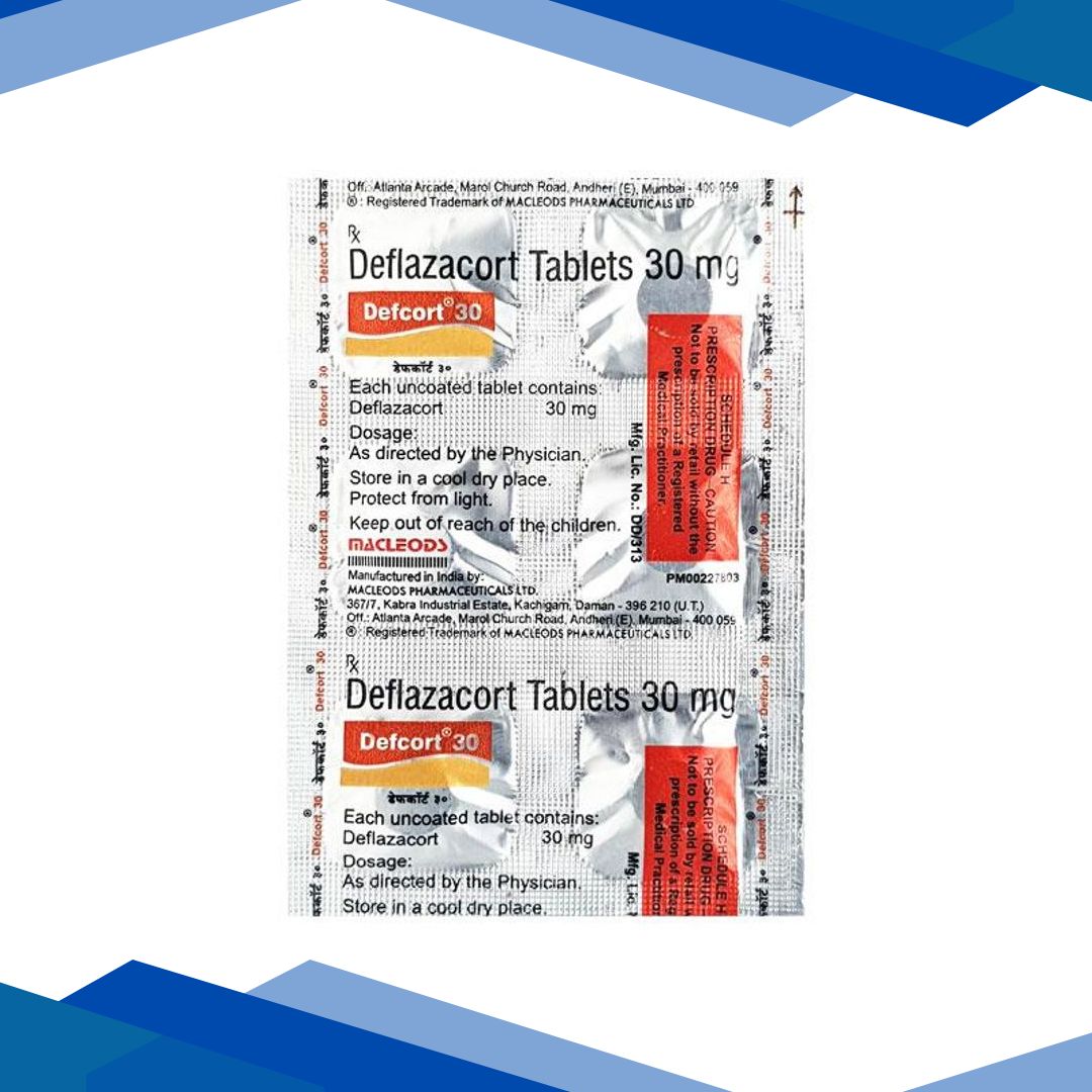 Defcort 30mg Tablet 6’S
