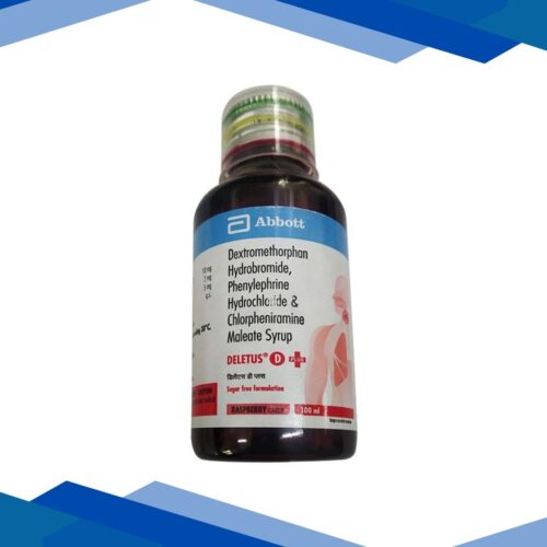 DELETUS D PLUS No Added Sugar RASPBERRY FLAVOUR Syrup 100ml
