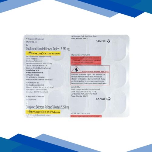 Depakote XR 250mg Tablet 15’S