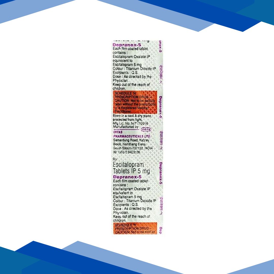 Depranex 5mg Tablet 10’S