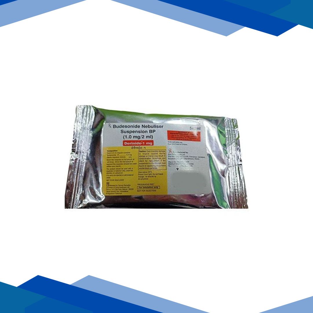 DERINIDE 1mg Respules 5X2ml