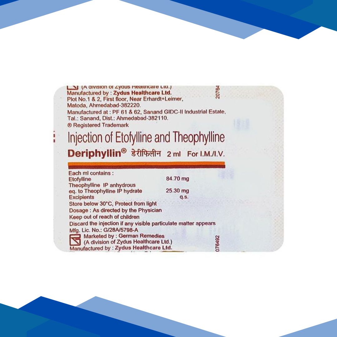 Deriphyllin Injection 2ml
