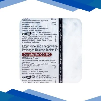 Deriphyllin OD 300mg Tablet 15’S