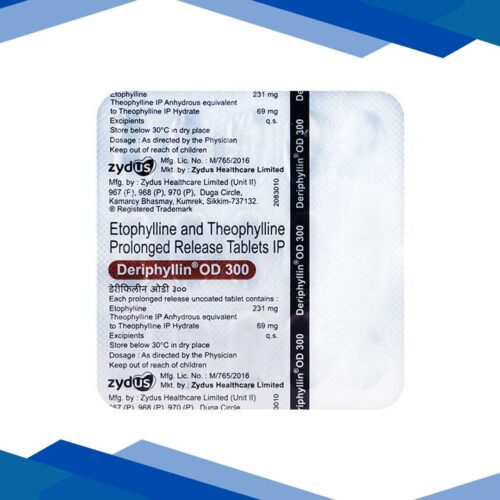 Deriphyllin OD 300mg Tablet 15’S