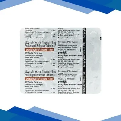 Deriphyllin Retard 150mg Tablet 30’S