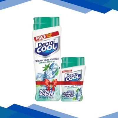 Dermi Cool Prickly Heat Powder – Menthol Regular 150 gm With Free Dermi Cool Worth Rs 75