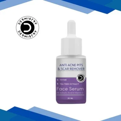 Dermistry 2% Salicylic Acid Anti Acne Pits & Scar Remover Face Serum 30ml