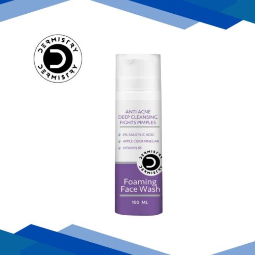 Dermistry Anti Acne 2% Salicylic Acid Foaming Face Wash 150 ml