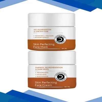 Dermistry No Pigmentation Kojic Acid Skin Perfecting Face Mask 50 ml + No Pigmentation Kojic Acid Skin Perfecting Face Cream 50 ml