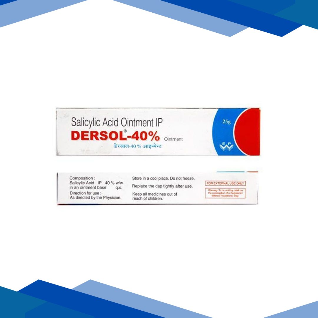 Dersol 40% Ointment 25gm