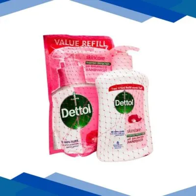 Dettol Handwash Combo Pack (Skincare 200 ml + Skincare Refill 175 ml)