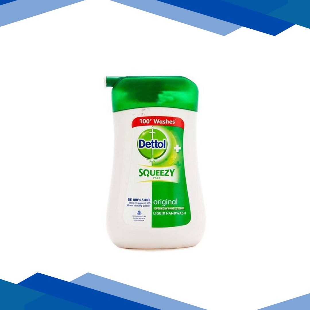 Dettol Liquid Handwash Squeezy Pack – Original 100 ml