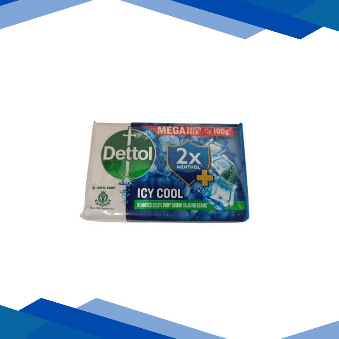 Dettol Soap – 2x Menthol Icy Cool 100 g
