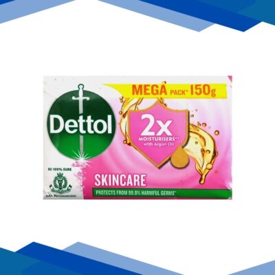Dettol Soap – Skincare with 2X Moisturizers (Pack Of 5 X 150 g)