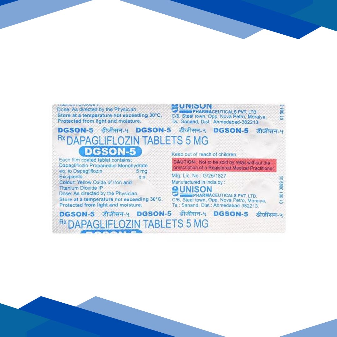 DGSON 5 Tablet 10’s