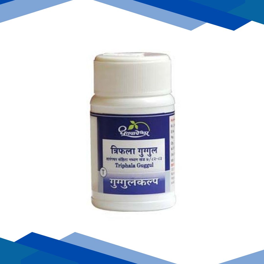 Dhootapapeshwar Triphala Guggul Tablet 60’s