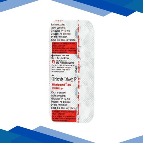 Diabend 40mg Tablet 10’S