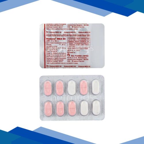 Diabend Mex 60mg Tablet 10’S
