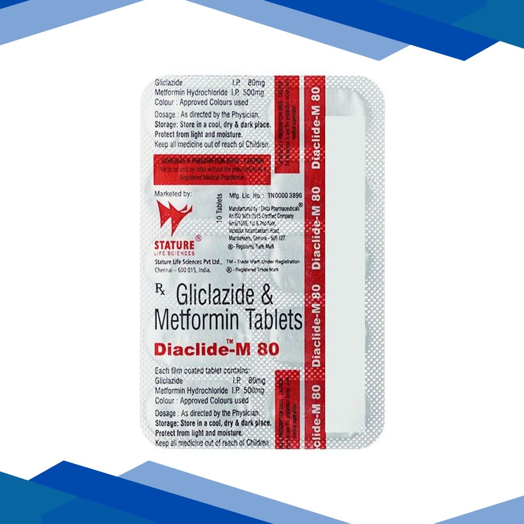 DIACLIDE M 80 Tablet 10’s