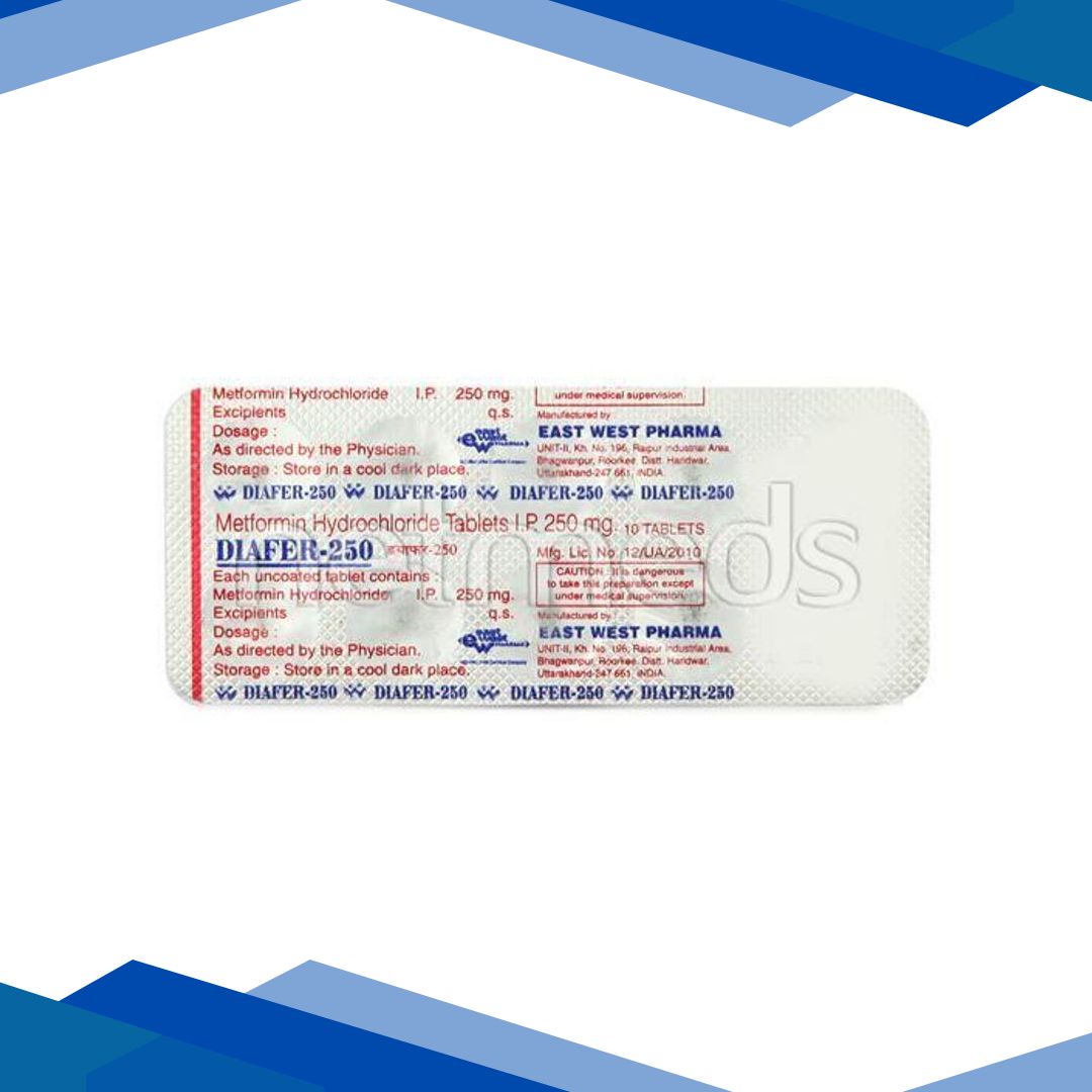Diafer 250mg Tablet 10’S