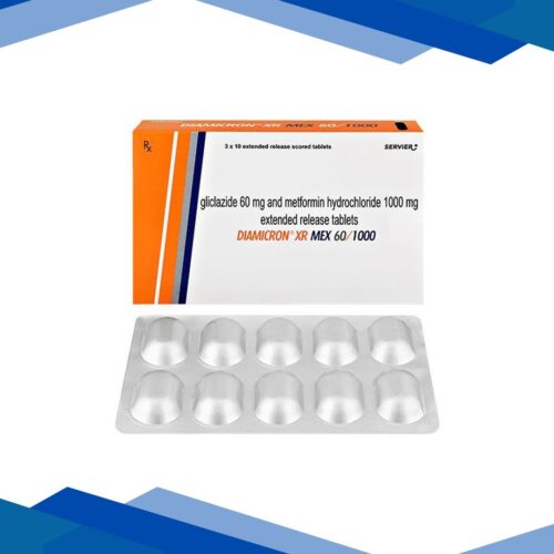 DIAMICRON XR MEX 60/1000 Tablet 10’s