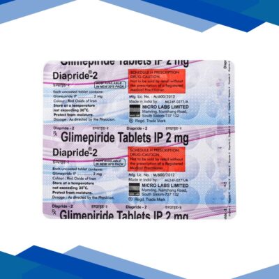 DIAPRIDE 2mg Tablet 30’s