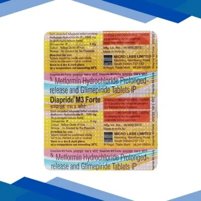 DIAPRIDE M3 FORTE Tablet 15’s