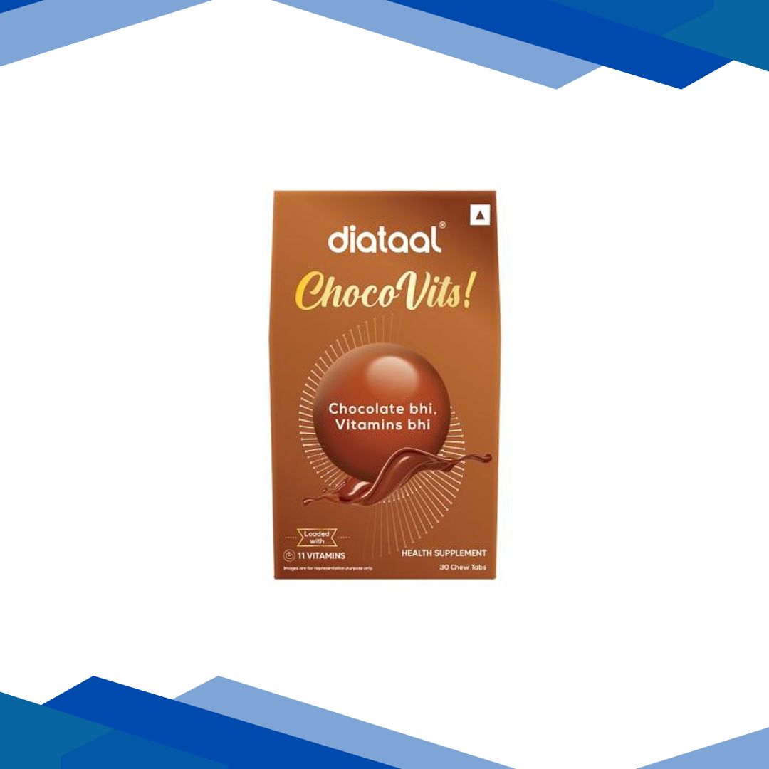 Diataal Chocovits Chewtabs – Chocolate Flavour 30’s