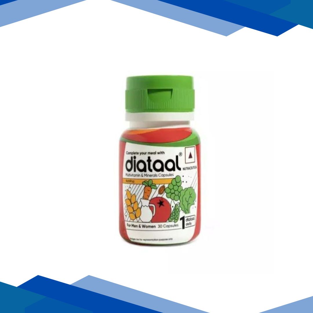 Diataal Nutripop Multivitamin & Minerals Capsules For Men & Womens 30’s